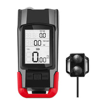 Load image into Gallery viewer, 4000mAh Bike LED Lights Bicycle Computer With Horn USB Rechargeable Flashlight Bike Speedometer Waterproof USB Rechargeable Bicycle Computer With Loud Bike Bell Waterproof Bike Odometer
