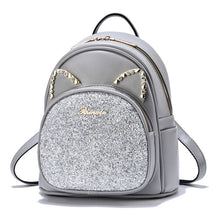 将图片加载到图库查看器，Large-Capacity Fashion All-Match Backpack New PU Leather Business Backpacks For Ladies And Girls Fashion Designer Teenage Girls Student School Bags
