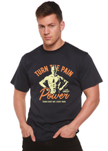Load image into Gallery viewer, Turn The Pain Men's Bamboo Viscose/Organic Cotton Short Sleeve Graphic T-Shirt

