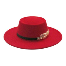 Load image into Gallery viewer, Autumn Winter Women Men  Vintage Fedora Women's Foldable Short Brim  Floppy Hat Gentleman Elegant Warm Hats Lady Party Luxury Caps Classic Summer Beach Sun Hat
