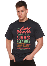 Load image into Gallery viewer, Surf Beach Spun Bamboo® Men's Bamboo Viscose/Organic Cotton Short Sleeve Graphic T-Shirt
