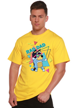 Load image into Gallery viewer, Rad Dad Bluey Men's Bamboo Short Sleeve Graphic T-Shirt
