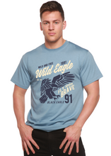 Load image into Gallery viewer, Wild Eagle Spun Bamboo® Men's Bamboo Viscose/Organic Cotton Short Sleeve Graphic T-Shirt
