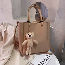 将图片加载到图库查看器，Elegant Ladies 2 piece set / suit Handbag Composite Bag Set Ladies Handbag Large Shoulder Bag Purse Bag Handbag For Females
