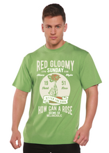 Load image into Gallery viewer, Red Gloomy Spun Bamboo® Men's Bamboo Viscose/Organic Cotton Short Sleeve Graphic T-Shirt
