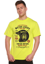 将图片加载到图库查看器，Motor Legend Helmet Men's Bamboo Viscose/Organic Cotton Short Sleeve Graphic T-Shirt
