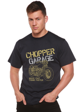 将图片加载到图库查看器，Chopper Garage Men's Bamboo Viscose/Organic Cotton Short Sleeve Graphic T-Shirt
