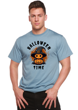 将图片加载到图库查看器，Halloween Time Unisex Bamboo Viscose/Organic Cotton Short Sleeve Graphic T-Shirt
