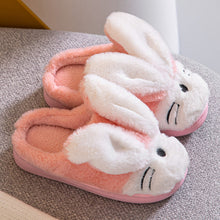 将图片加载到图库查看器，Cartoon Bunny Home Warm Children's Slippers Home Slippers Warm Cute Womans Mens Slipper Winter Shoes New Fashion Casual Fur Plush Slides Winter Slippers For Women House Slippers Fluffy Soft Comfy Fuzzy Slippers Faux Fur Plush Anti-Skid Slippers
