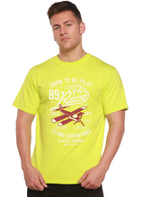 Load image into Gallery viewer, Born To Be Pilot Men's Bamboo Viscose/Organic Cotton Short Sleeve Graphic T-Shirt
