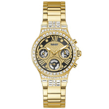 将图片加载到图库查看器，Guess Women's Gold Tone Multi-function
