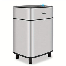 Load image into Gallery viewer, Automatic Stainless Steel Sensor Trash Can – Hands-free Quiet Close &amp; Odor-Control System
