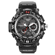 Load image into Gallery viewer, New Luxury Sport Watch With Dual Display LED Digital Analog Electronic Quartz  Display and Waterproof 30M protection
