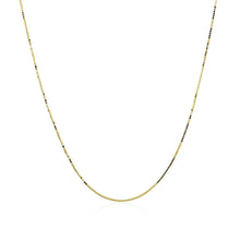 Load image into Gallery viewer, 14k Yellow Gold Classic Box Chain 0.6mm
