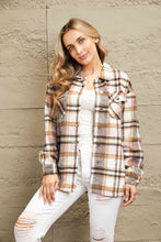 Load image into Gallery viewer, Classic Plaid Button Front Shirt Jacket with Breast Pockets Casual &amp; Minimalist Outerwear
