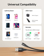 将图片加载到图库查看器，Anker <b>551</b> USB-A to Lightning Cable (3 ft / 6 ft / 10 ft)
