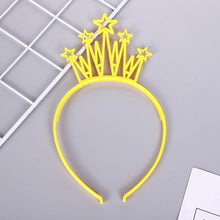 将图片加载到图库查看器，6pcs Plastic Crown Headbands Baby Girl Kids Tiara Hairbands Hair Hoop Accessories Hair Band Headwear Gorgeous Hair Accessories For Women
