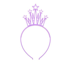 将图片加载到图库查看器，6pcs Plastic Crown Headbands Baby Girl Kids Tiara Hairbands Hair Hoop Accessories Hair Band Headwear Gorgeous Hair Accessories For Women
