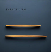 将图片加载到图库查看器，6PCS Set Nordic Modern Glam Brushed Bronze Drawer Knobs Kitchen Door Handles Cupboard Door Handle Cabinet Handles for Furniture Hardware  Brushed Brass Handle Modern Minimalist Cabinet Pull Drawer Handle Wardrobe Cabinet Hardware
