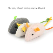 将图片加载到图库查看器，6pcs/lot Mix Pet Toy Catnip Mice Cats Toys Fun Plush Mouse Cat Toy For Kitten Skitter Critters Cat Toy Value Pack
