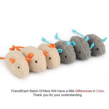 将图片加载到图库查看器，6pcs/lot Mix Pet Toy Catnip Mice Cats Toys Fun Plush Mouse Cat Toy For Kitten Skitter Critters Cat Toy Value Pack
