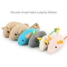 将图片加载到图库查看器，6pcs/lot Mix Pet Toy Catnip Mice Cats Toys Fun Plush Mouse Cat Toy For Kitten Skitter Critters Cat Toy Value Pack
