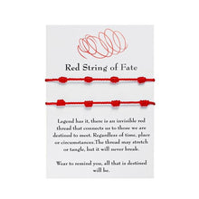 将图片加载到图库查看器，6pcs/set Handmade Bracelets Braided Red Black Rope 7 Knots Lucky Jewelry Friendship Protection Bracelet Red Comfortable Bracelet Small Eye Bracelet For Kids
