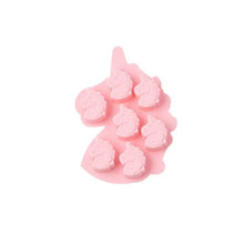 Load image into Gallery viewer, 7 Cells Cute Unicorn Silicone Cake Molds No Smell Food Grade Material For Candle, Fondant, Biscuit, Dessert, Chocolate Molds Mini Unicorn Head Ice Cube Tray, Unicorn Silicone Molds Set For Chocolate Candy Cake Cupcake Soap Baking
