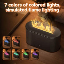 Load image into Gallery viewer, 7-Color Simulated Flame Humidifier Aromatherapy Machine
