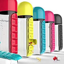 Load image into Gallery viewer, 7-Day Pill Tablet Medicine Organizer Water Drink Bottle Holder Box
