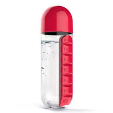 Load image into Gallery viewer, 7-Day Pill Tablet Medicine Organizer Water Drink Bottle Holder Box
