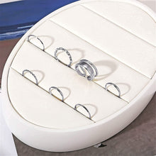 将图片加载到图库查看器，7-Piece: Women's Gold Knuckle Ring Set
