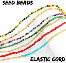 将图片加载到图库查看器，7-Pieces: Women Waist Bead Chain Belly Chain Beach Jewelry
