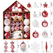 Load image into Gallery viewer, 70-Pieces Set: Christmas Tree Decorations Christmas Ball
