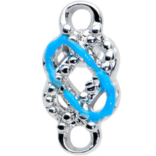 Load image into Gallery viewer, 16G 5/16 Celtic Knot Blue Labret Monroe Tragus
