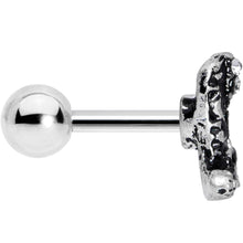 Load image into Gallery viewer, 16G 1/4 Clear Gem Cowboy Boot Cartilage Tragus Earring
