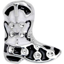 Load image into Gallery viewer, 16G 1/4 Western Cowboy Boot Cartilage Tragus Earring
