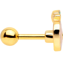 Load image into Gallery viewer, 16G 1/4 Gold Tone Sweet Apple Cartilage Tragus Earring
