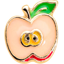 Load image into Gallery viewer, 16G 5/16 Gold Tone Sweet Apple Labret Monroe Tragus
