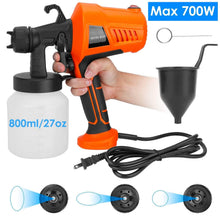 将图片加载到图库查看器，700W Electric Paint Sprayer Handheld with 3 Spray Patterns 800ml
