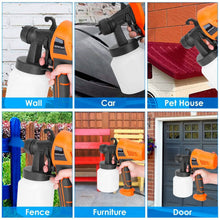 将图片加载到图库查看器，700W Electric Paint Sprayer Handheld with 3 Spray Patterns 800ml
