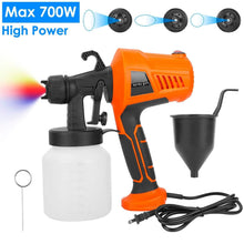 将图片加载到图库查看器，700W Electric Paint Sprayer Handheld with 3 Spray Patterns 800ml
