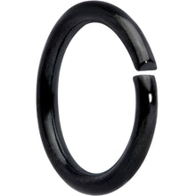 Load image into Gallery viewer, 16G 5/16 Black Anodized Seamless Cartilage Ring Set of 12
