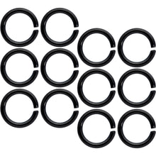 将图片加载到图库查看器，14G 5/16 Black Anodized Seamless Cartilage Ring Set of 12
