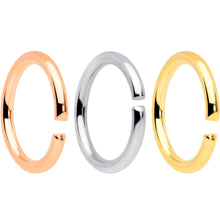 Load image into Gallery viewer, 16G 5/16 Steel Mixed Gold Tone Seamless Cartilage Ring Set of 12

