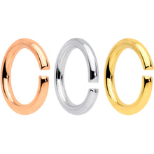 将图片加载到图库查看器，14G 5/16 Steel Mixed Gold Tone Seamless Cartilage Ring Set of 12
