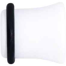 Load image into Gallery viewer, Wonderful White Matte Acrylic Single Flare Plug Set
