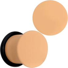 将图片加载到图库查看器，Terrific Tan Matte Acrylic Single Flare Plug Set
