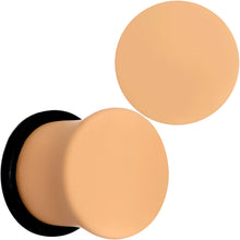 将图片加载到图库查看器，Terrific Tan Matte Acrylic Single Flare Plug Set
