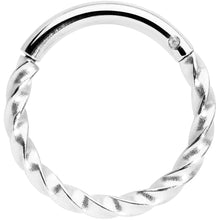 Load image into Gallery viewer, 16G 5/16 Twisted Elegance Cartilage Clicker

